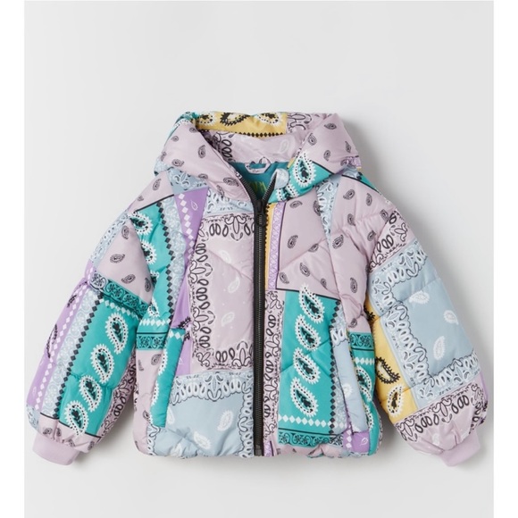 Zara | Jackets \u0026 Coats | Zara Bandana 